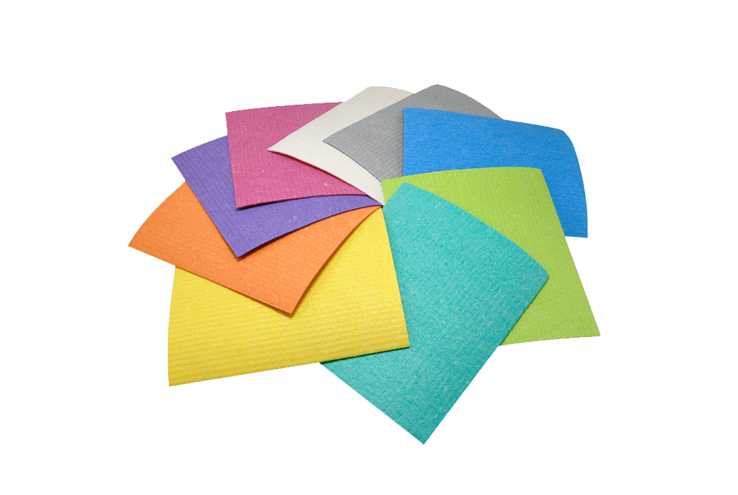 Lot de 8 éponges de nettoyage respectueuses de l'environnement, 100 % cellulose naturelle, anti-rayures, durables, réutilisables et biodégradables, compressées, couleurs assorties